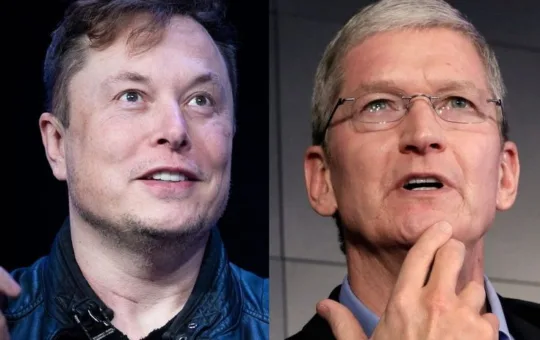 Elon Musk met with Apple CEO Tim Cook.